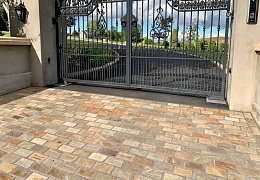 Кварцитовая брусчатка RKS Slate Maryland 200x100 мм