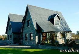 Фасадный сланец RKS SLATE Graphite Natural 500х250 мм