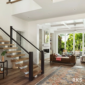 3D панель из натурального кварцита белого RKS SLATE White Quartz Classic