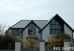 Фасадный сланец RKS SLATE Graphite Natural 500х250 мм