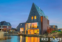 Фасадный сланец RKS SLATE Graphite Natural 500х250 мм