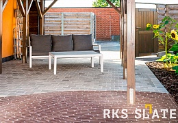 Брусчатка RKS Slate Belgian Grey 100х100 мм