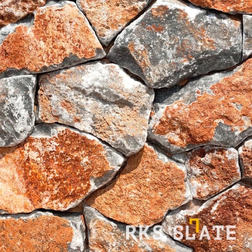Облицовочный камень для фасада RKS SLATE Fire Forest Marble Loose