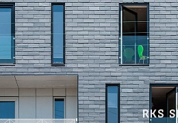 Фасадный сланец RKS SLATE Graphite Natural 500х250 мм