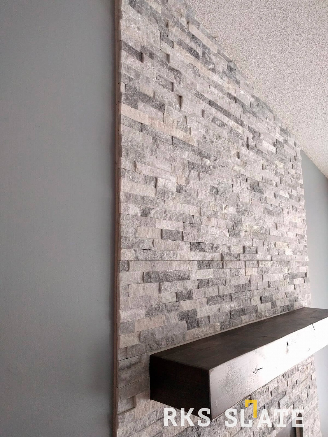 3D панели RKS SLATE Мрамор Cloudy Grey Classic