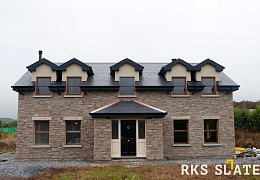 Фасадный сланец RKS SLATE Graphite Natural 500х250 мм