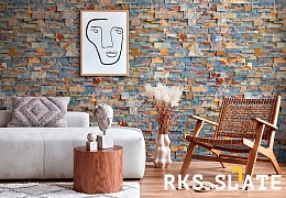 3D панели RKS SLATE Сланец Dark Multicolor Modern