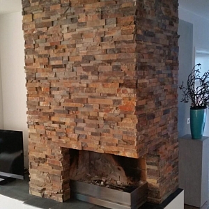 Камень для отделки камина 3D панели RKS SLATE Сланец Rusty Slate Rockface