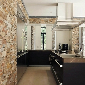 Отделка стен декоративным камнем RKS SLATE Кварцит Multi Quartz Country